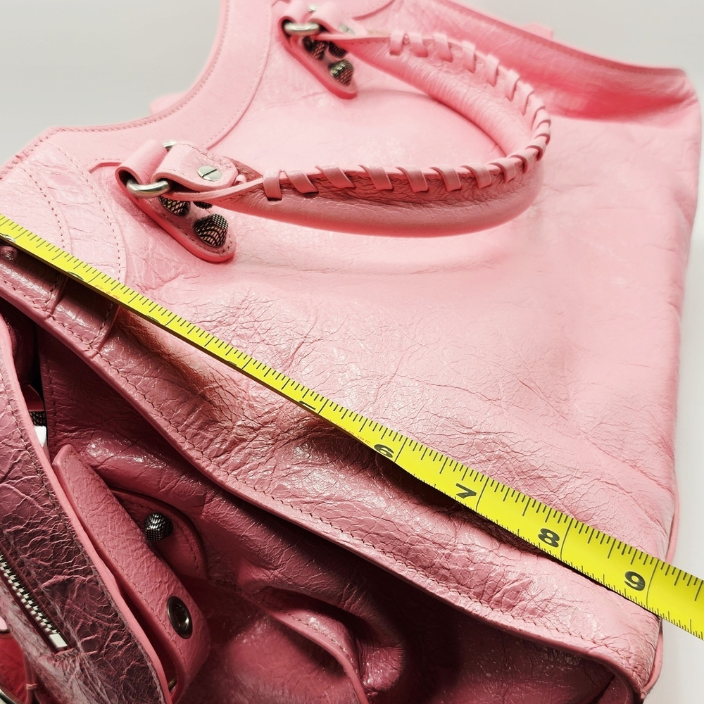 Balenciaga Neo Cagole Sweet Pink Crossbody Bag with Heart Mirror New W/ Tag - Picture 8 of 12